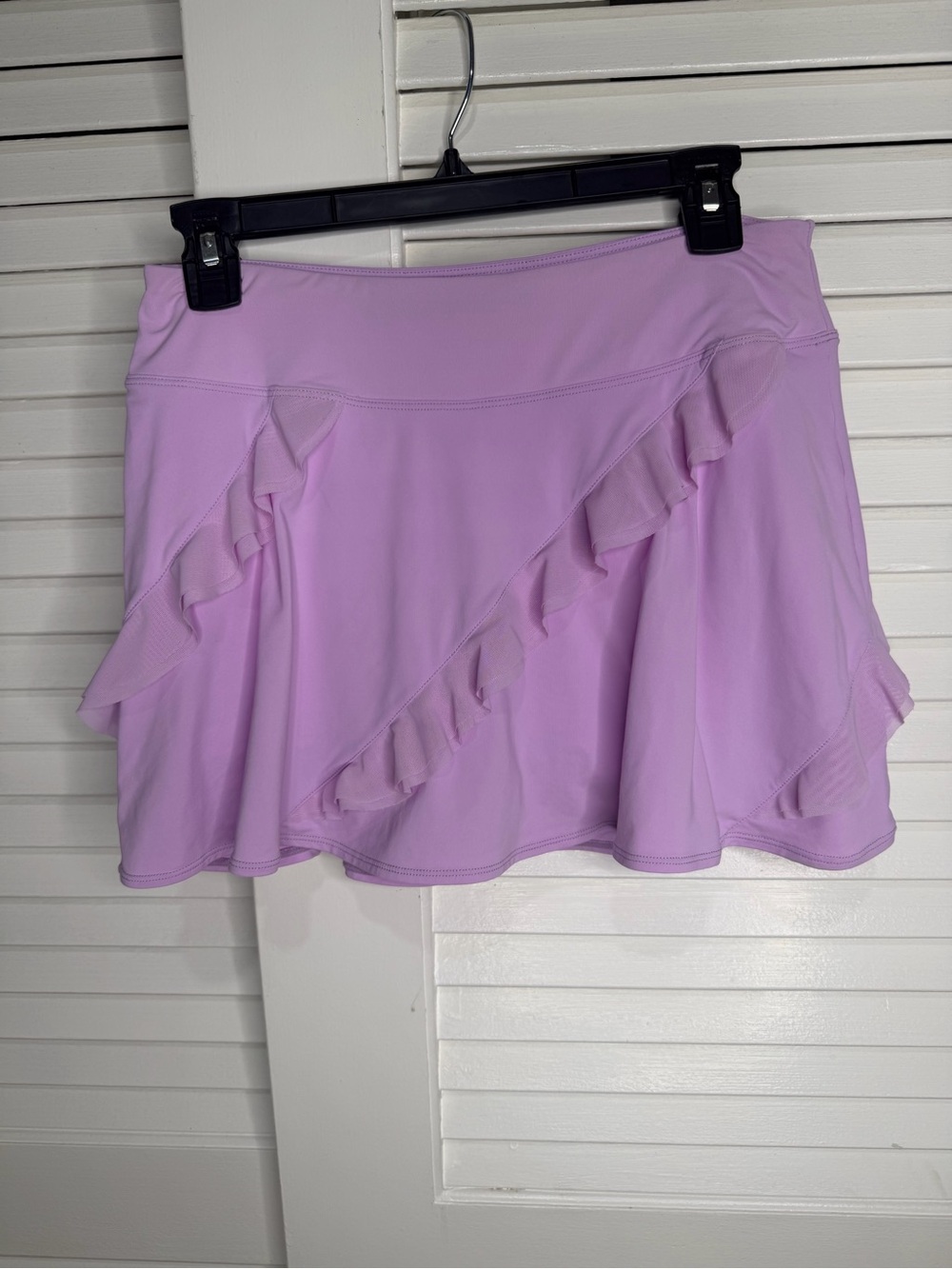 Lilly Pulitzer Lavender Ruffle Skater Skirt